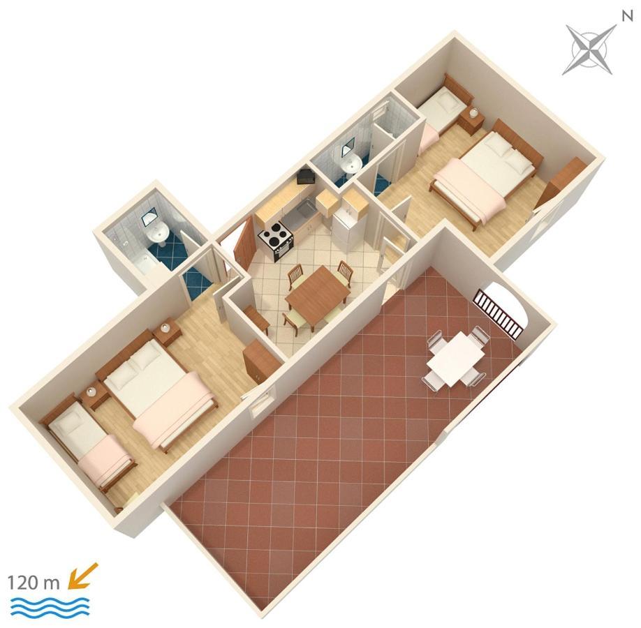 Apartments By The Sea Suha Punta, Rab - 5050 Kampor Zewnętrze zdjęcie