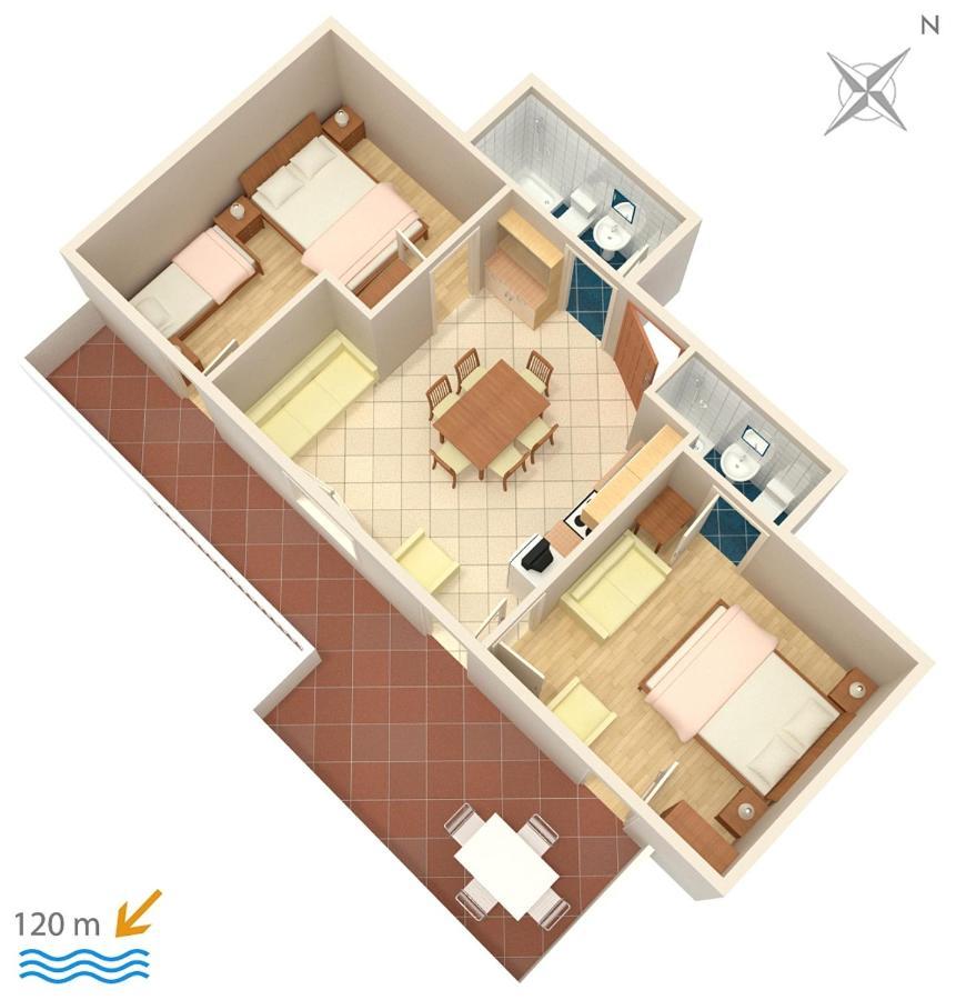 Apartments By The Sea Suha Punta, Rab - 5050 Kampor Zewnętrze zdjęcie