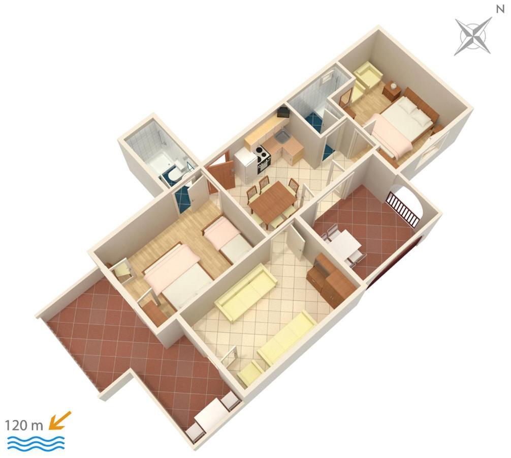 Apartments By The Sea Suha Punta, Rab - 5050 Kampor Zewnętrze zdjęcie
